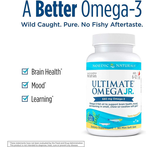 Imagem 3 de 9 de Nordic Naturals - Ultimate Omega Junior 680mg Omega 3.