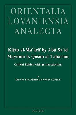 Libro Kitab Al-ma'arif By Abu Sa'id Maymun B. Qasim Al-ta...