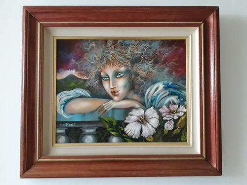 375- Sérgio Martinolli. Ose. 73x63cm Com Mold. Crepúsculo. (Usado)