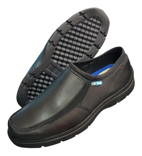 Zapato Alto Confort Piel Diabetico Muy Flexible Ligero 4013