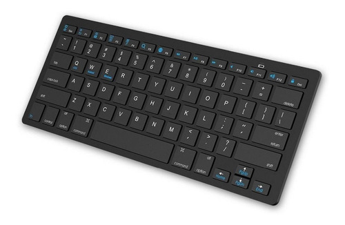 Teclado Bluetooth Slim Para Pc Windows Android Mac Black Us