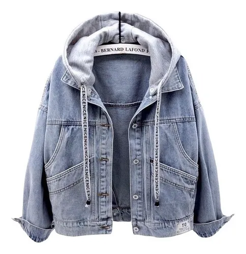 Chamarra de mezclilla con gorro hombre new arrivals