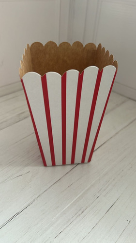 10 Cajas Para Palomitas De Maiz Rayas Tradicionales Comida