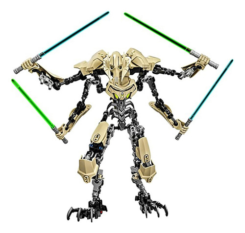 General Robot Grievous De 32 Cm Con Sable Láser Hilt Co