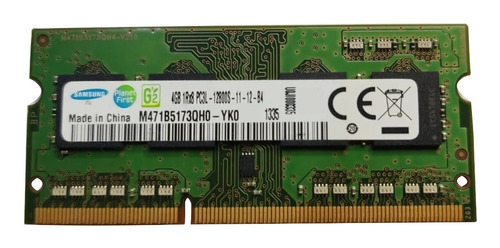 Memoria Ram Laptop 4gb Ddr3 1rx8 Pc3l-12800s A 1600mhz