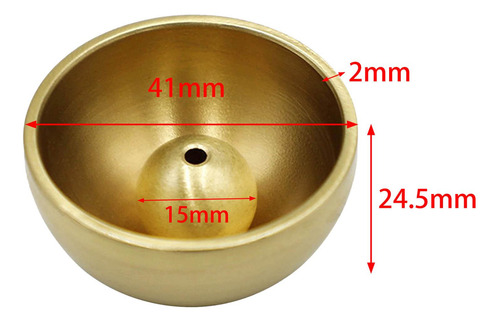 Campana De Latón Campana De Viento De Metal Ornamento 41 Mm