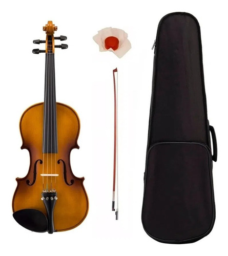 Stradella Mv141344 Violin 3/4 Macizo Arco Resina Estuche