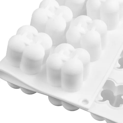 Molde De Silicona Con Forma De Cubo De Lunares Pequeños