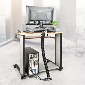 Organizador Cables Bajo Escritorio Computadora Laptop Aidata