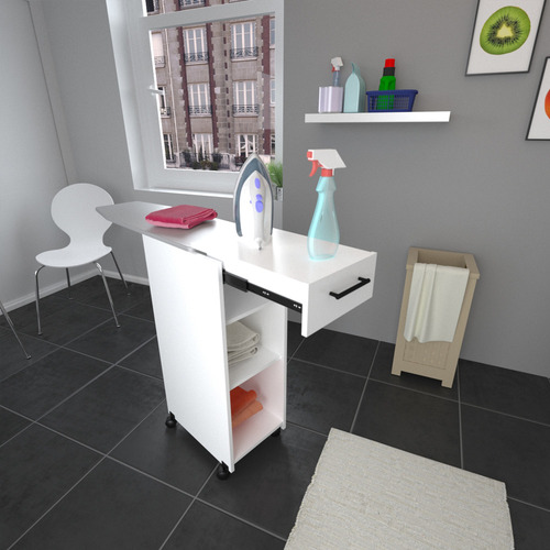 Mueble Centro De Planchado Plegable Tabla Planchar