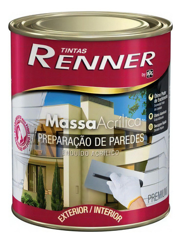 Massa Acrilica 900ml Renner