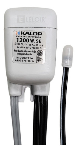 Fotocélula fotocelular Kalop 1200w com sensor externo Univ