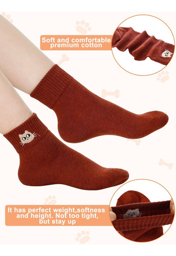 10 Pares Calcetines Elásticos Algodón Hasta Tobillo Lindos
