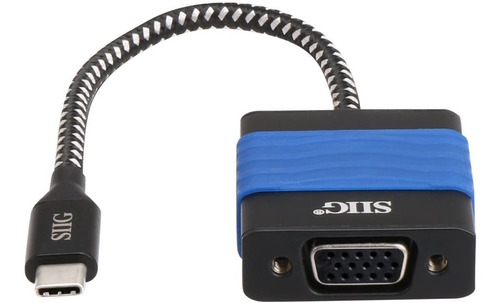 Siig - Adaptador Usb Tipo C A Vga Con Thunderbolt 3 Compatib