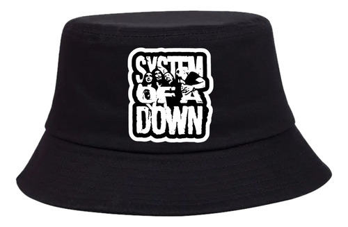 Gorro Pesquero Sistem Of Down Rock Sombrero Bucket Hat Black