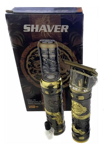 Corta Pelo T9 Dragon + Shaver Portatil Recargable Usb Oferta