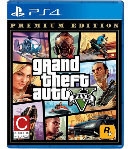 Imagen 1 de 6 de Grand Theft Auto V Premium  Edition- Ps4