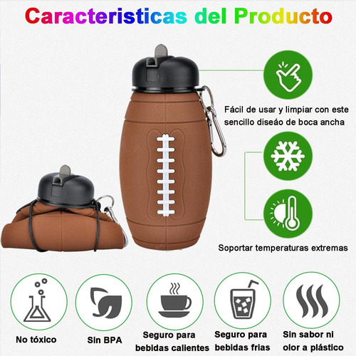 Deportes Botella De Agua Plegable Botella, Botella Plegable