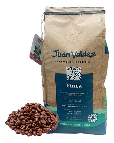Cafe Juan Valdez La Finca En Grano 1 - Kg a $100100