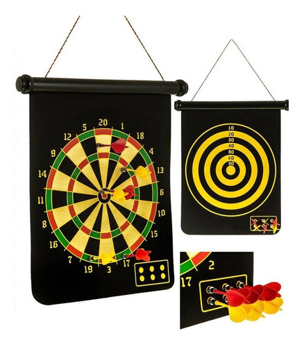 Juego Dardos Magneticos X6 Tablero 42 X 38 Cm Casa Valente