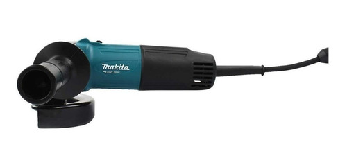 Miniesmeriladora angular Makita MT M0901 color turquesa 600 W 127 V + accesorio