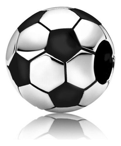 Charm De Balón De Soccer De Acero Inoxidable Compatible Pand