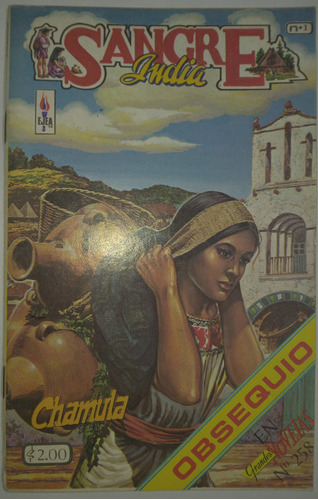 Comic Sangre India, Chamula #1, 1977, 32p. 12x18 Cm. Cuidada