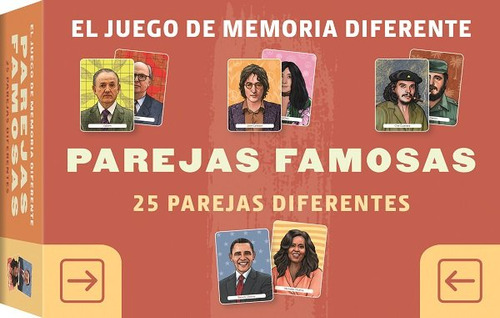 Libro Juego De Memoria Diferente Parejas Famosas