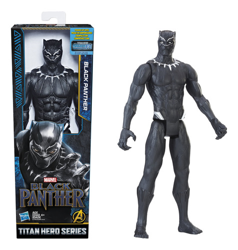 Figura Pantera Negra Marvel Titan Hero Series De 12 Pulgadas