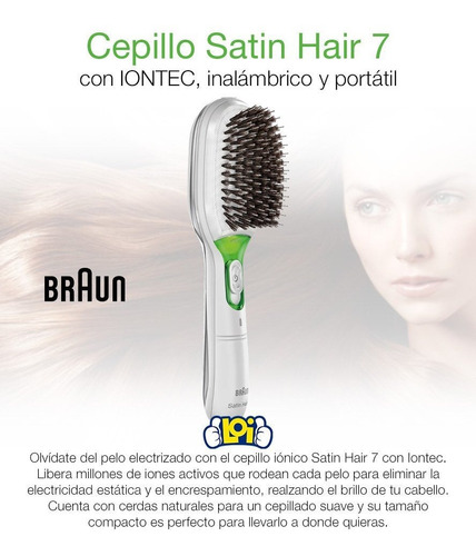 Cepillo Alisador Braun Satin Hair 7 Br750 Inalámbrico En Loi | Cuotas sin  interés