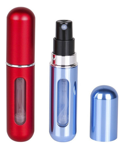 Mini Atomizadores Para Perfume Recargable Capsula Viajes X5