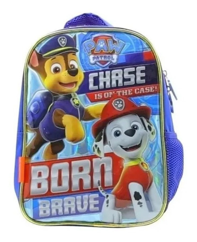 Mochila Escolar Paw Patrol Jardin 12 Pulgadas Cresko Pw109