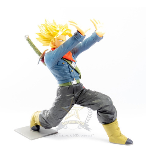 Dragon Ball Action Figure Trunks Ssj 2  Golden Toys