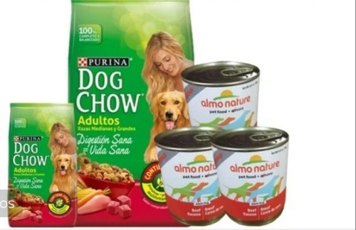 Dog Chow 21kg + 3kg De Regalo + 3 Pate