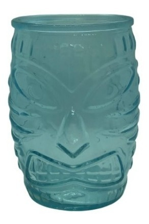 Vaso De Vidrio Modelo Tiki Hawaiiano 500ml.