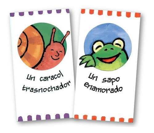 * 2 Libros Acordeon Caracol Trasnochador + Sapo Enamorado *