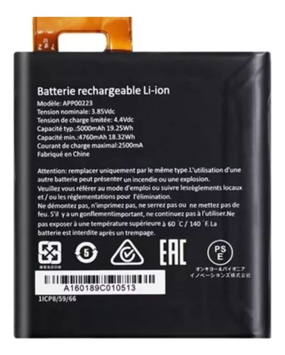Bateria Para Celular Caterpillar Cat S41 4400 Mah App00223