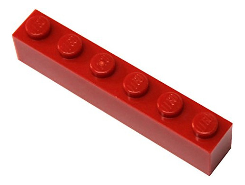Piezas Y Piezas De Lego: Rojo (rojo Brillante) 1x6 Brick X50