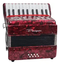 Comprar Parquer Sj2000rd Acordeon Rojo 8 Bajos 22 Teclas