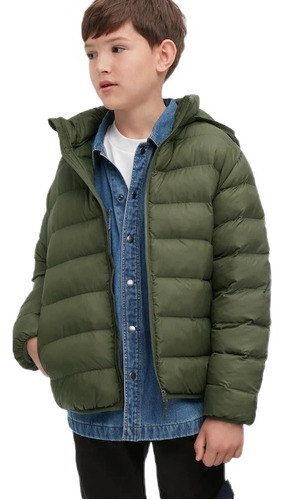 Campera Uniqlo Original Usa Light Warm Padded Parka Niña/o 