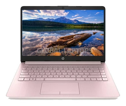 Laptop Hp 14'' Intel N4120 ( 64 Emmc + 4gb Ram ) Windows 11 Home - Color Rosa