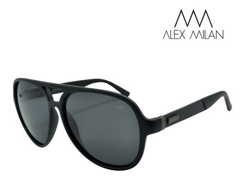 Oculos De Sol Alex Milan Am 060 Lentes Polarizada Rock