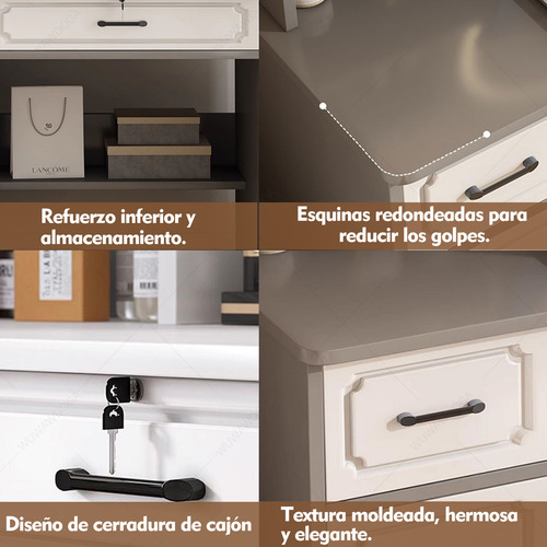 Tocador De Maquillaje Con Espejo Estante De Dormitorio Hogar