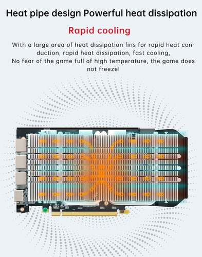 Amd Genérico Rx 5700 Xt Carca De Graphics 8 Gb Ddr6 Desempen