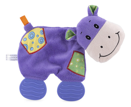 Nuby Comfort Teething Plush Pal, Manta Interactiva Y Morded.