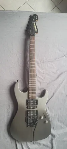 Guitarra Washburn X 24 Pro Prata Floyd Rose Tarraxas Grafite
