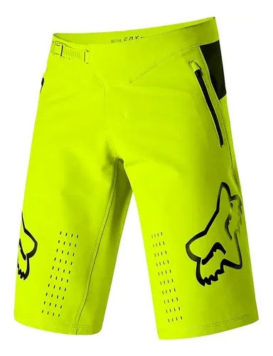 Short Fox Defend Amarillo Short Bermuda Ciclismo Mtb Enduro