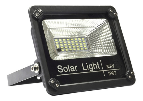 Imagen 3 de 8 de Reflector Solar 39 Led 50w Solarshine Luz Exterior Patio