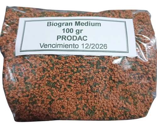 Alimento Biogran Medium 100 Gr Prodac Fraccionado Peces