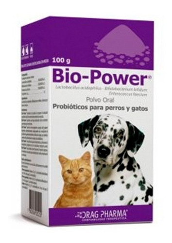 Suplemento Nutricional Para Perro Y Gato Bio-power 100gr